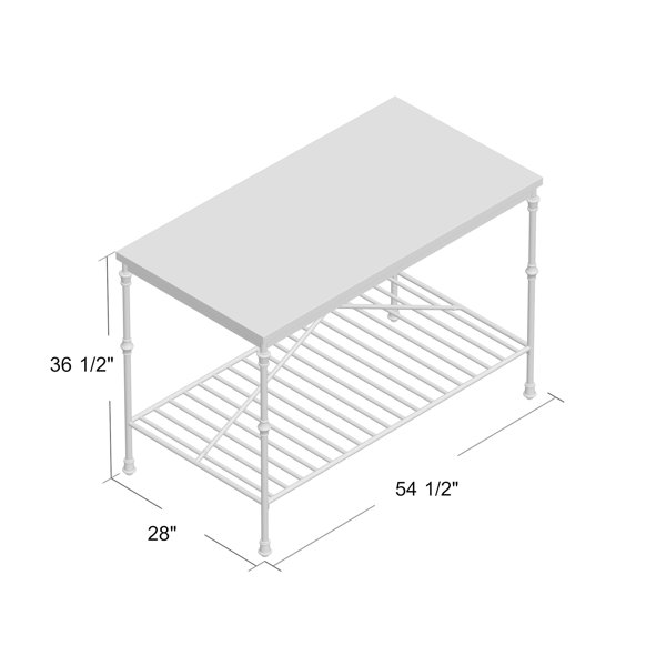 Laurel Foundry Modern Farmhouse Lisa Kitchen Island & Reviews Wayfair